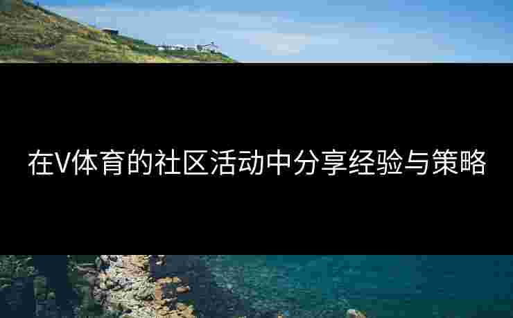 在V体育的社区活动中分享经验与策略 在V体育的社区活动中分享经验与策略