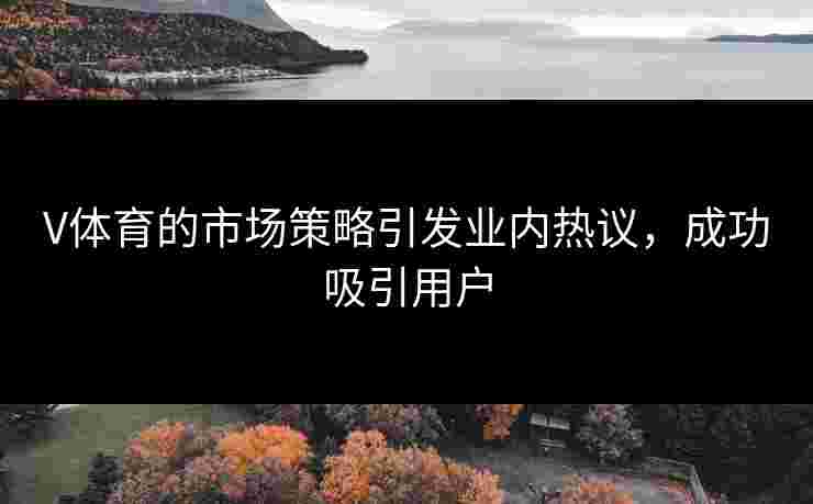 V体育的市场策略引发业内热议，成功吸引用户