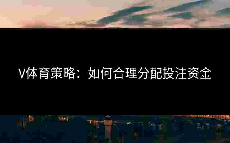 V体育策略:如何合理分配投注资金 V体育策略:如何合理分配投注资金