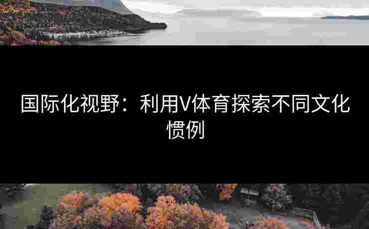 国际化视野：利用V体育探索不同文化惯例